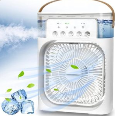 Ventilador Climatizador con pulverizador portátil