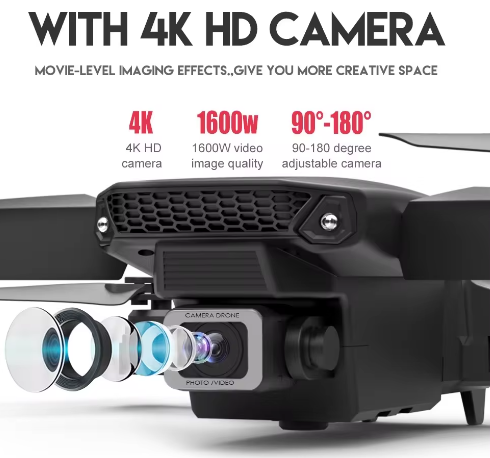 Dron Doble Camara 4k